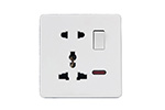 5pin socket with switch and light